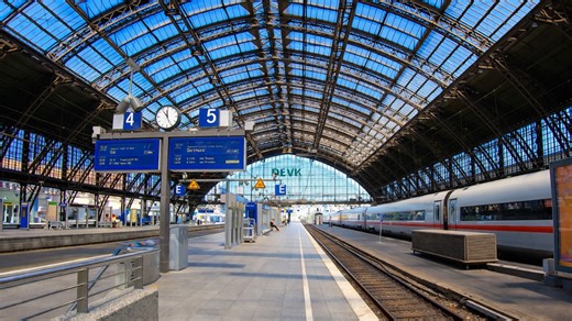 Balade dans la gare centrale de Cologne