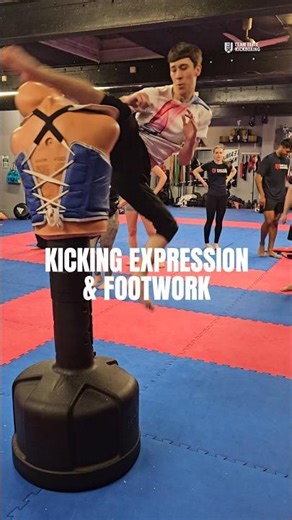 Kicking expression and footwork patterning.