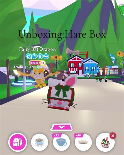and right before that I unboxed a 2d kitty on my first ever 2d box! my luck was lucking✨#adoptme #adoptmetrades #adoptmetradinghub #fy #unboxing