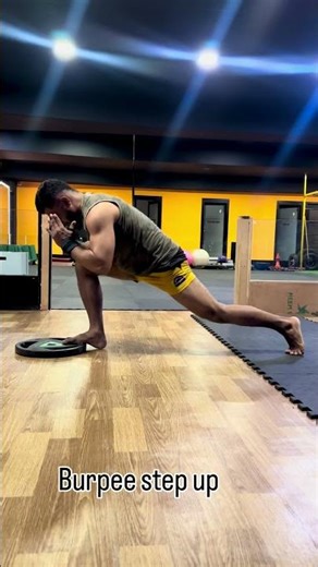 Step up burpee #fitnessinspiration #motivation #mobility #fitness