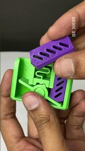 🎮 Perfectly Printed Fidget Toy | Pop Switch V2 on Bambu Lab A1 #mink3dprinting