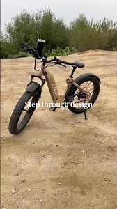 This E-Bike rides so smooth!