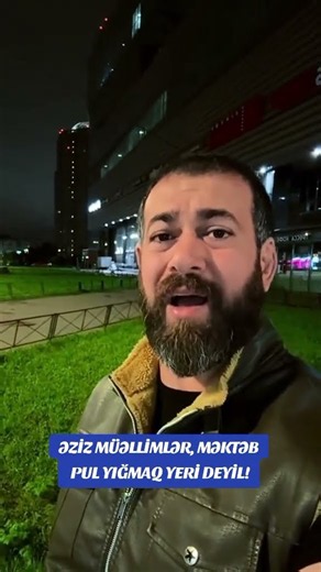 📢 Əziz müəllimlər, məktəb pul yığmaq yeri deyil! 🛑