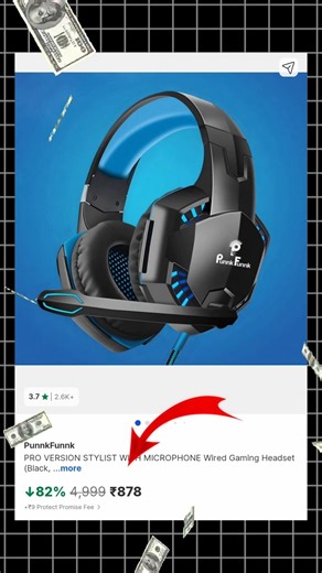 Best 🔥 Gaming Headphone Under 1000 || Gaming Headphone 🎧 For Free fire And BGMI #shorts