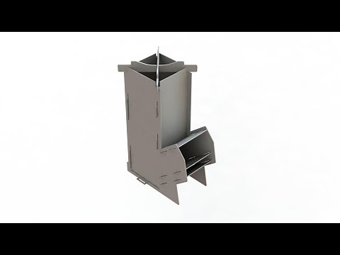 SOLIDWORKS TUTORIAL : FLAT PACK ROCKET STOVE PLATE A