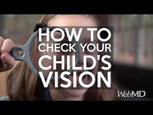 How to Check Kids' Vision | WebMD