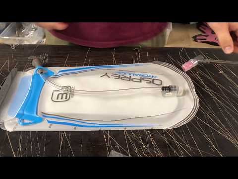 Install a fixed connector and hose onto an Osprey reservoir