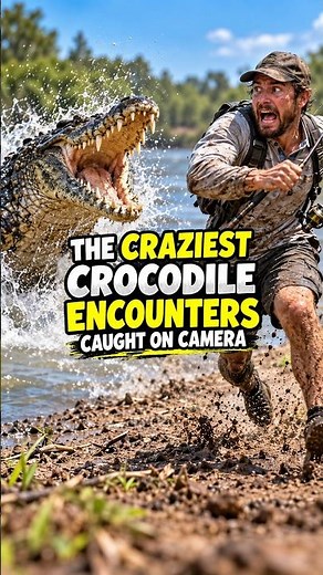 🐊 The Craziest Crocodile Encounters Caught on Camera
