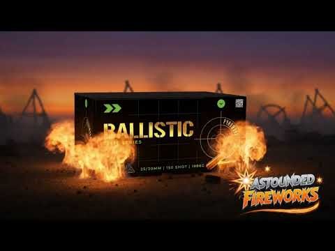 Pyroworx Ballistic - 150 Shot Compound Barrage @ Astounded Fireworks