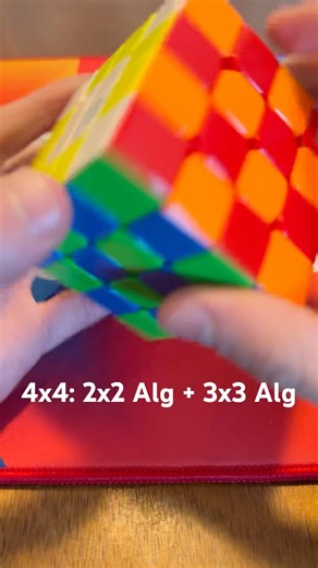 Checkerboard Patterns In 2x2-4x4! #checkerboard #cubing #speedcubing