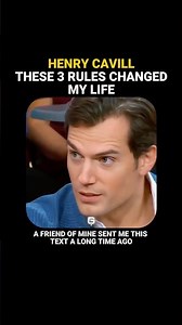 Henry Cavill's 3 Rules That Decide Your Success & Happiness | Life Advice