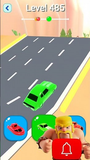 Shape-Shifting 2 GAMEPLAY Level No #485 Walkthrough - New Update Car Racing #Shorts #ShapeShifting