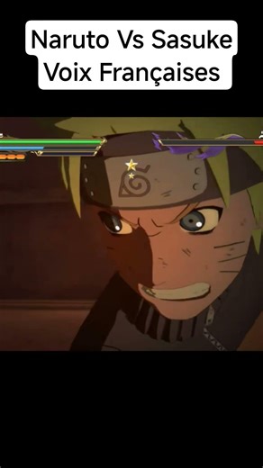 Naruto Storm VF : Naruto Vs Sasuke Voix Françaises #shorts #narutostorm #short #shortvideo