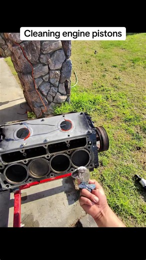 Cleaning Engine Pistons for a Rebuild