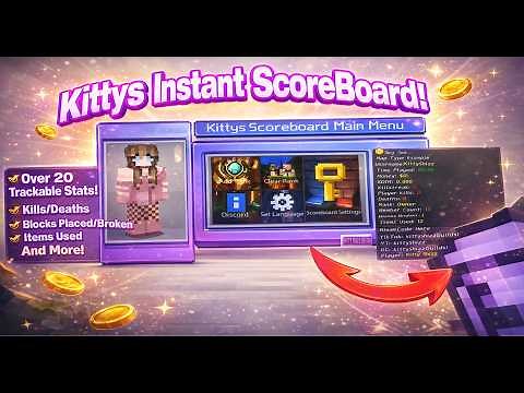 Kittys Instant Scoreboard Addon 2.1.4: Minecraft Bedrock Pack Show Case!