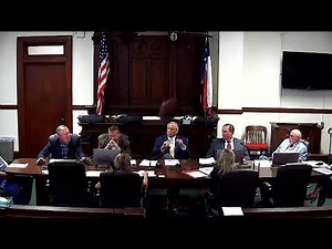 Limestone County - Commissioners Court - 8/25/2026