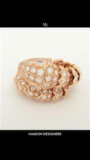 Bvlgari Serpenti Viper diamond Ring #jewelry #ring #bulgari #jewellery