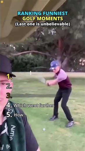 Ranking Funniest Golf Moments