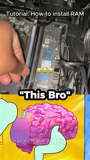 “Tutorial How to install RAM💀” #pcgaming #benchmark #rtx5050 #gtx1080ti