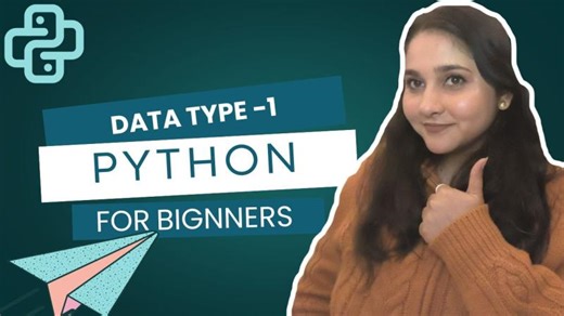 Data Type - Part 1 | Python for Beginners || Data Science || Data Analytics | Shailja S.