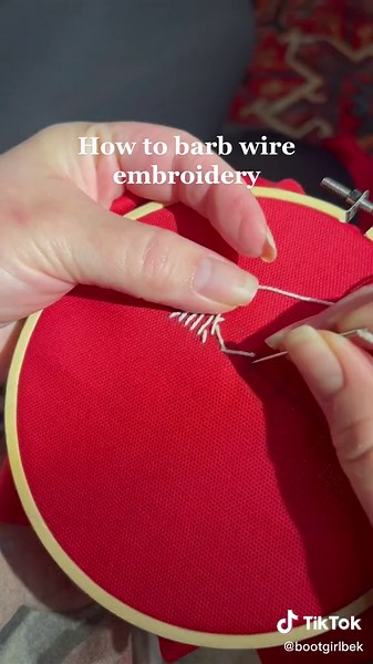 Barbed Wire Embroidery: Creative DIY Alternative Fashion