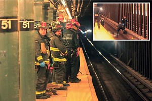 Man dies after touching third rail while crossing NYC subway tracks and is then hit by train