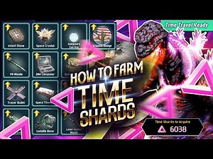 HOW TO FARM 6000 TIME SHARDS TO UNLOCK ARTIFACTS BY TIME TRAVEL【ゴジラディフェンスフォース】GODZILLA DEFENCE FORCE
