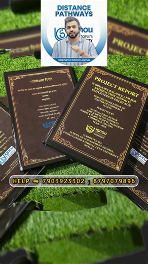M.Com Project Report Help 2026 | IGNOU & Distance University Complete Assistance | Distance Pathways