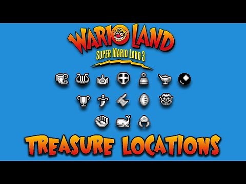 Wario Land 1 - All Secret Treasures