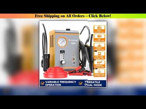 FOXWELL SD203 Car Smoke Machine Built-in Air Pump 12V EVAP Vacuum Leak Detector Automotive Pipe