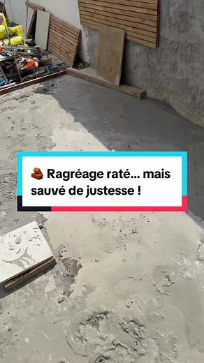 Ragréage raté : Comment j'ai corrigé mon erreur