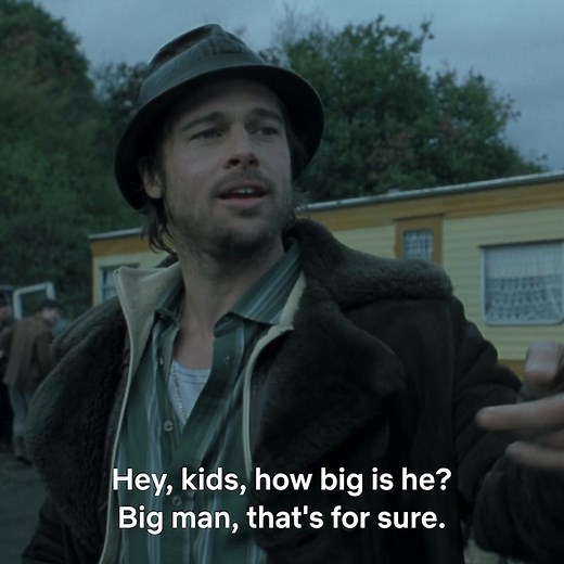 13M views · 57K reactions | "Dya like dags?" Brad Pitt's accent in SNATCH is the greatest thing to happen since sliced bread. Now streaming on Netflix UK/IE. | Netflix | Facebook