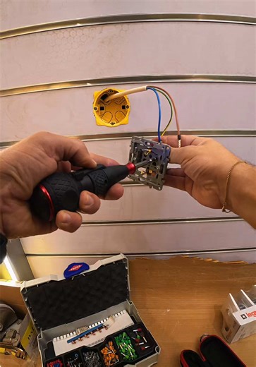 POV:Single Socket Installation! . #socket #installation #electrical #pov #electrician