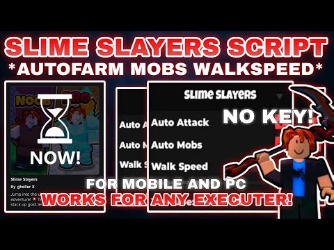 [New]⚔️Slime Slayer Script Pastebin **NO KEY** AUTO-ATTACK | AUTO-MOBS | WALKSPEED LATEST UPDATE🦠