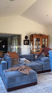 It's time for the full review of our new custom Dream Sofa! Everyday I’m continually amazed at the quality and construction of this modular sectional. The other day Aaron told our son that he would inherit this couch someday, so to treat her well. 😉 It’s not often anymore that we look at furniture as an heirloom piece, but this Landon sectional definitely is one. Designing it to have a modular ottoman (technically the sofa itself is modular as well!) is exactly what we needed. Removing the otto