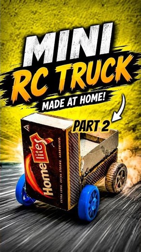 How to make mini rc truck at home !! part 2!!...😱🤔