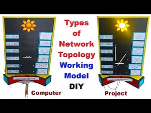 types of computer network topology working model for exhibition - diy - craftpiller