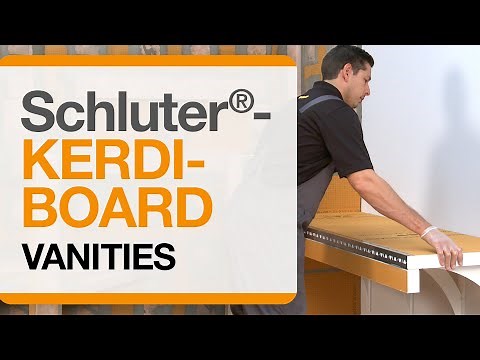 Schluter®-KERDI-BOARD: Vanities