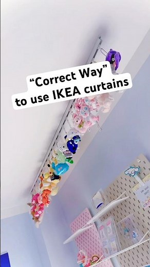 The correct way to use IKEA curtains