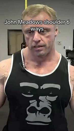 Fitness Relatable Content | John Meadows Shoulder 6 Way workout!! Try this on your next shoulder day. #shoulderworkouts #shoulderday #stillworkingalwaysworking | Instagram