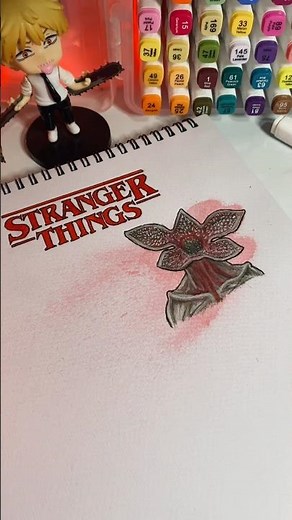 How to draw Demogorgon from Stranger Things Easy! #art #strangerthings #demogorgon #howtodraw
