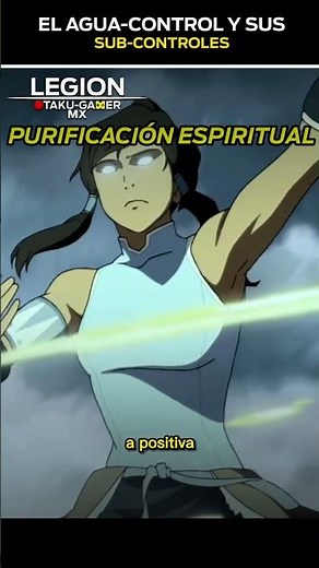 El Agua-Control y sus Sub-Controles #Avatar #AvatarTheLastAirbender #Korra #Shorts