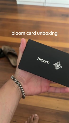 bloom card unboxing