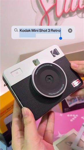 Kodak Mini Shot 3 Retro instant camera & photo printer unboxing!! 📷 #kodakcamera #instantcamera
