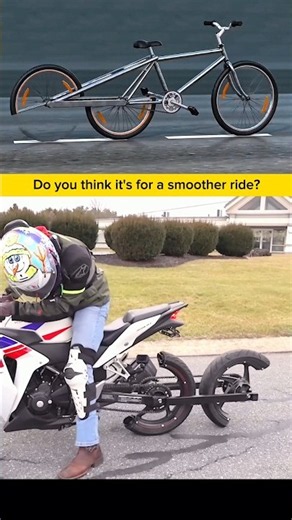 Why Do These Rear Wheels Move Like This? The Genius Suspension Mechanism! ⚙️🚴 #shorts #engineering