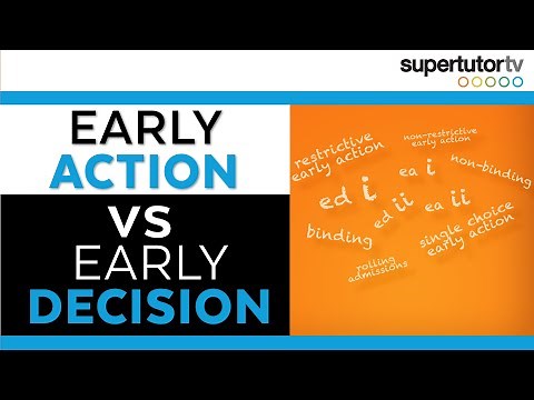 Early Action vs Early Decision: What does it all mean?!?!