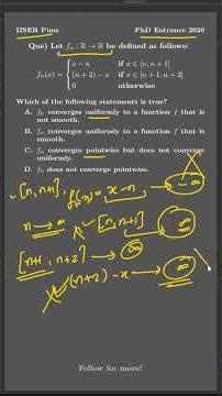 IISER Pune PhD 2026 Real Analysis Question Solution | Entrance Exam Question Explained