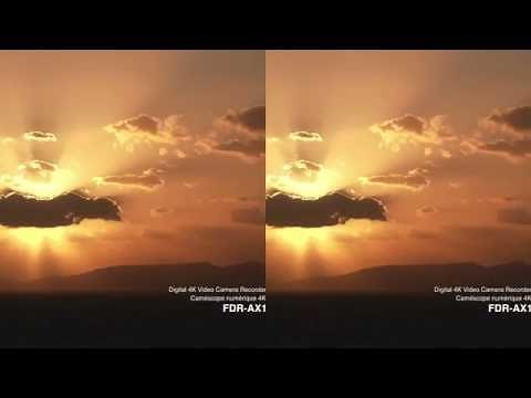 4k vs フルHD 映像比較 (Data:4k sample movie by sony)