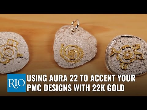 Using Aura 22 To Accent Your PMC Designs with 22K Gold