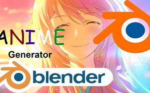 iBlender中文版插件MB-LAB 教程Anime.Generator.For.(Blender 2.93 ....)Blender